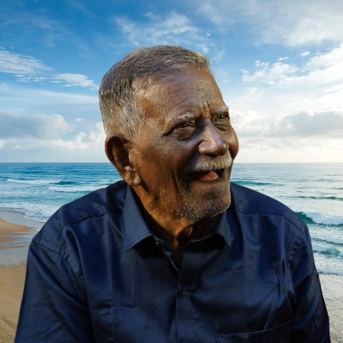 M. P. Balu enjoying a joyful moment